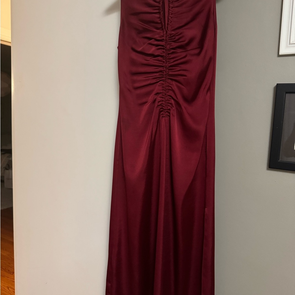 Sandro Rich Burgundy Dress